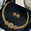 Sona Covering Timeless Shine Gold Plated Crystal Set
