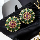 Sona Covering Premium Pota Stone And Austrian Stone Jewellery Necklace Set