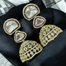 Sona Covering Heritage Shine Gold Plated Austrian Stone Dangler Earrings