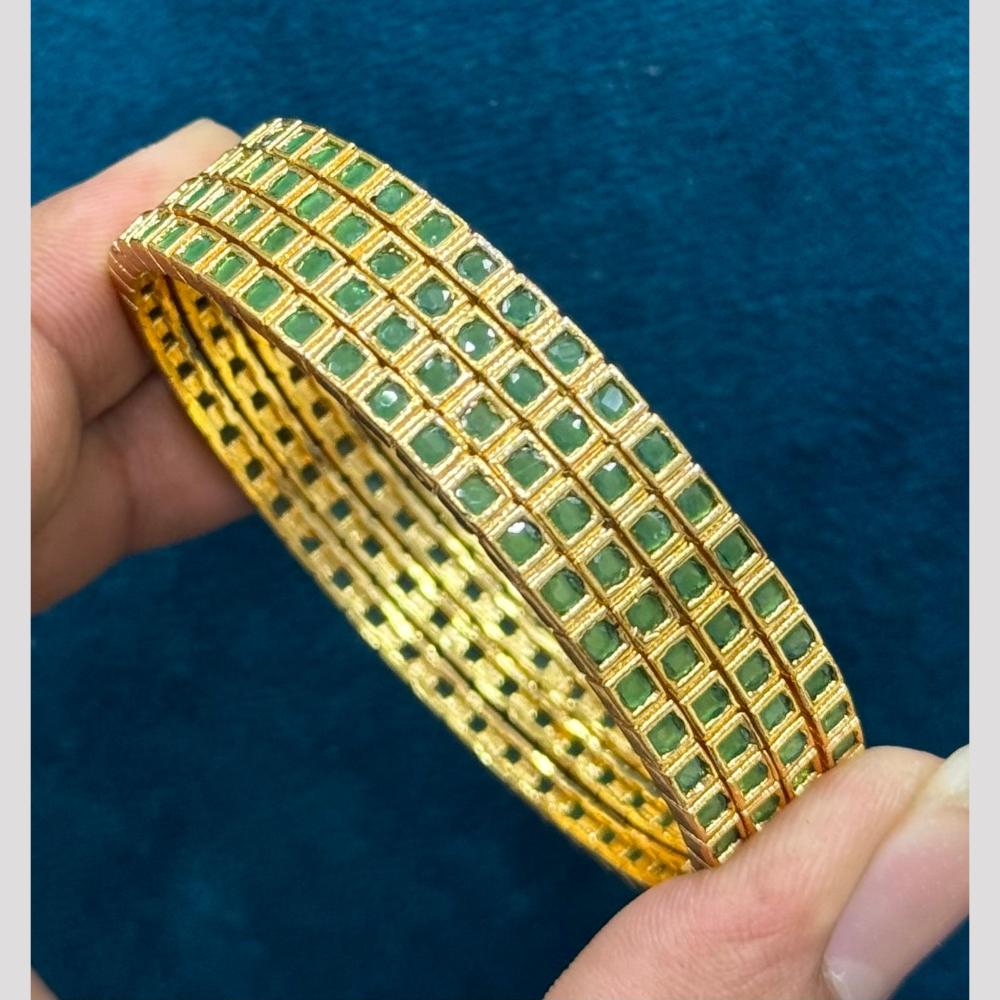 Sona Covering Royal Radiance Pota Stone Bangles Set
