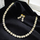Sona Covering Antique Finish Austrian Stone Necklace Set