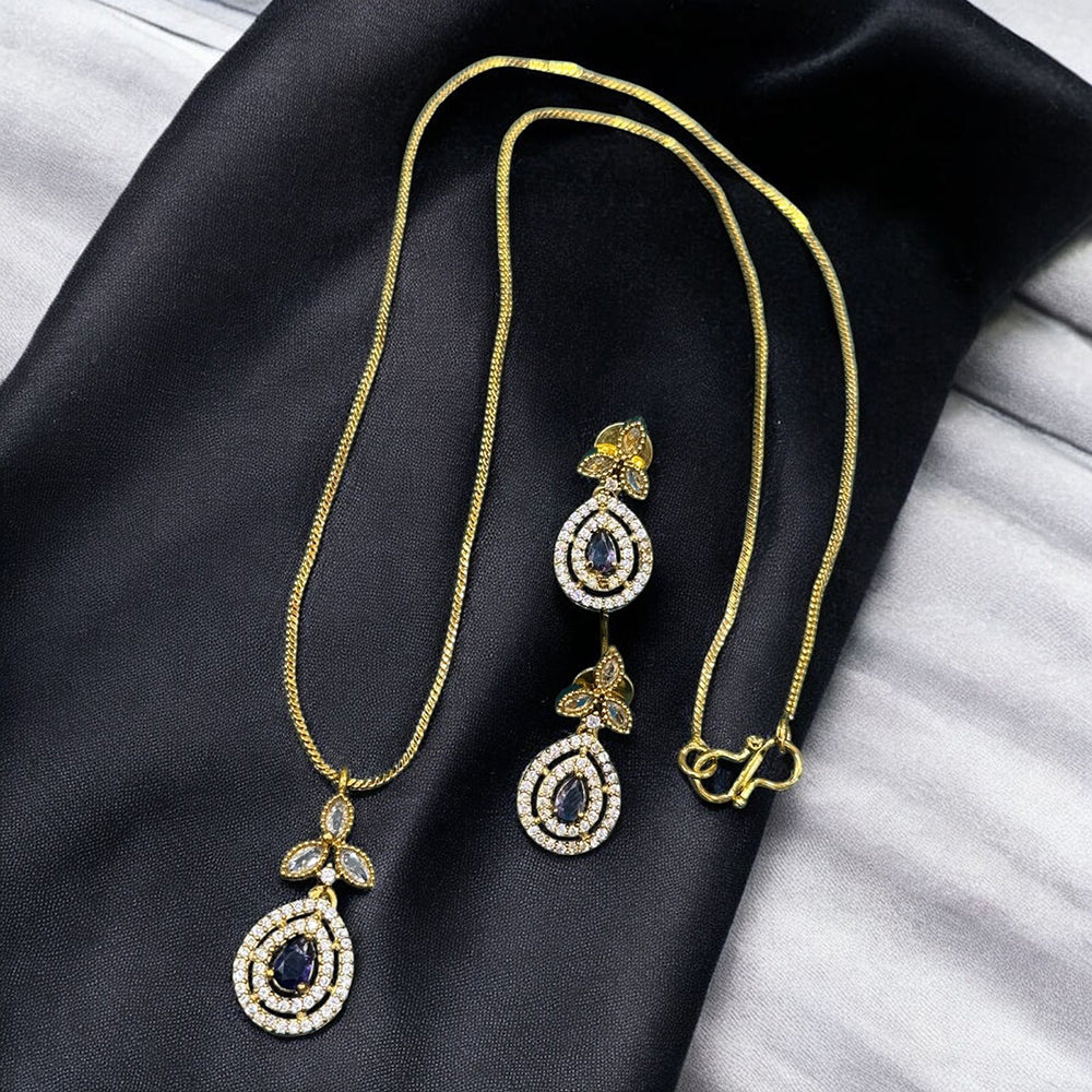 Sona Covering Sparkle Rhythm Austrian Stone Necklace Set