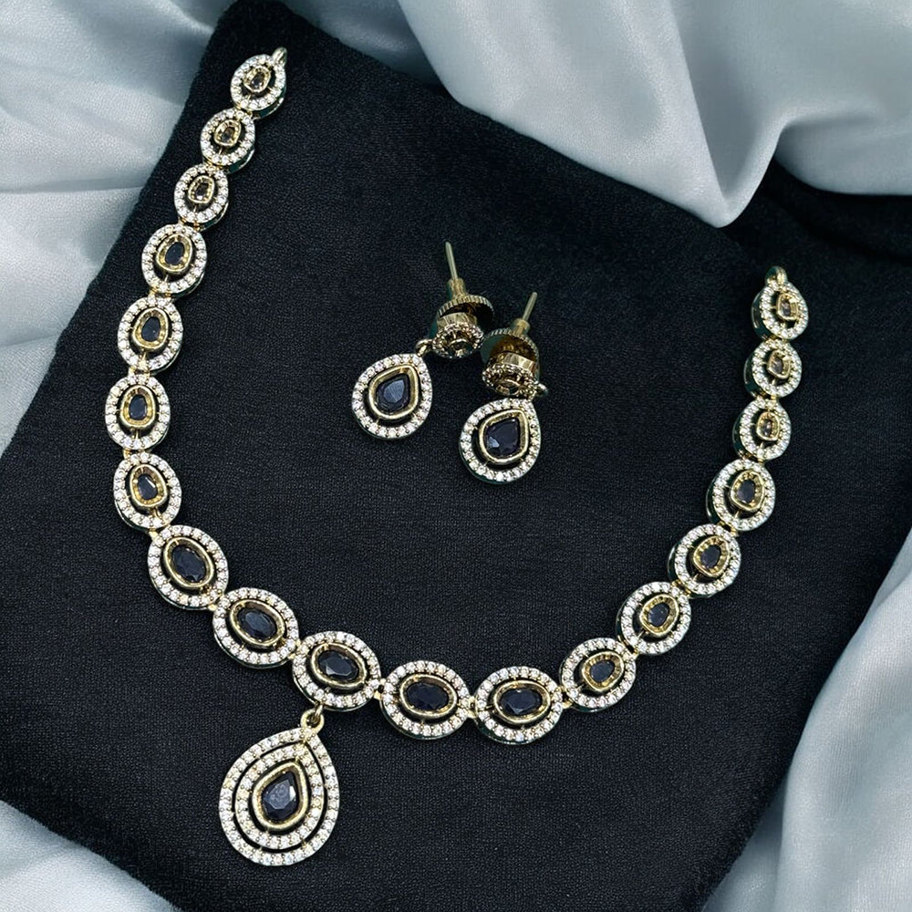Sona Covering Sparkle Luxe Austrian Stone Necklace set