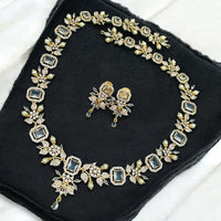 Sona Covering Sparkling Luxe Austrian Stone Necklace set