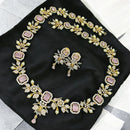 Sona Covering Sparkling Luxe Austrian Stone Necklace set