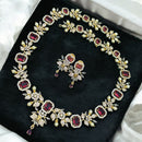 Sona Covering Sparkling Luxe Austrian Stone Necklace set