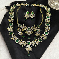 Sona Covering Sparkling Luxe Austrian Stone Necklace set