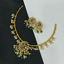 Sona Covering Luxury Austrian Stone With Pota Stone Pearl Necklace Set 