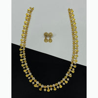Sona Covering Lightweight Austrian Stone Long Necklace Set Of Party Wear