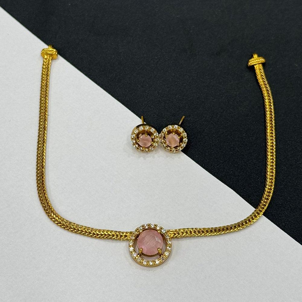 Sona Covering Lightweight Crystal and Austrian Stone Necklace Set
