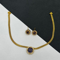 Sona Covering Lightweight Crystal and Austrian Stone Necklace Set