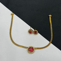 Sona Covering Lightweight Crystal and Austrian Stone Necklace Set