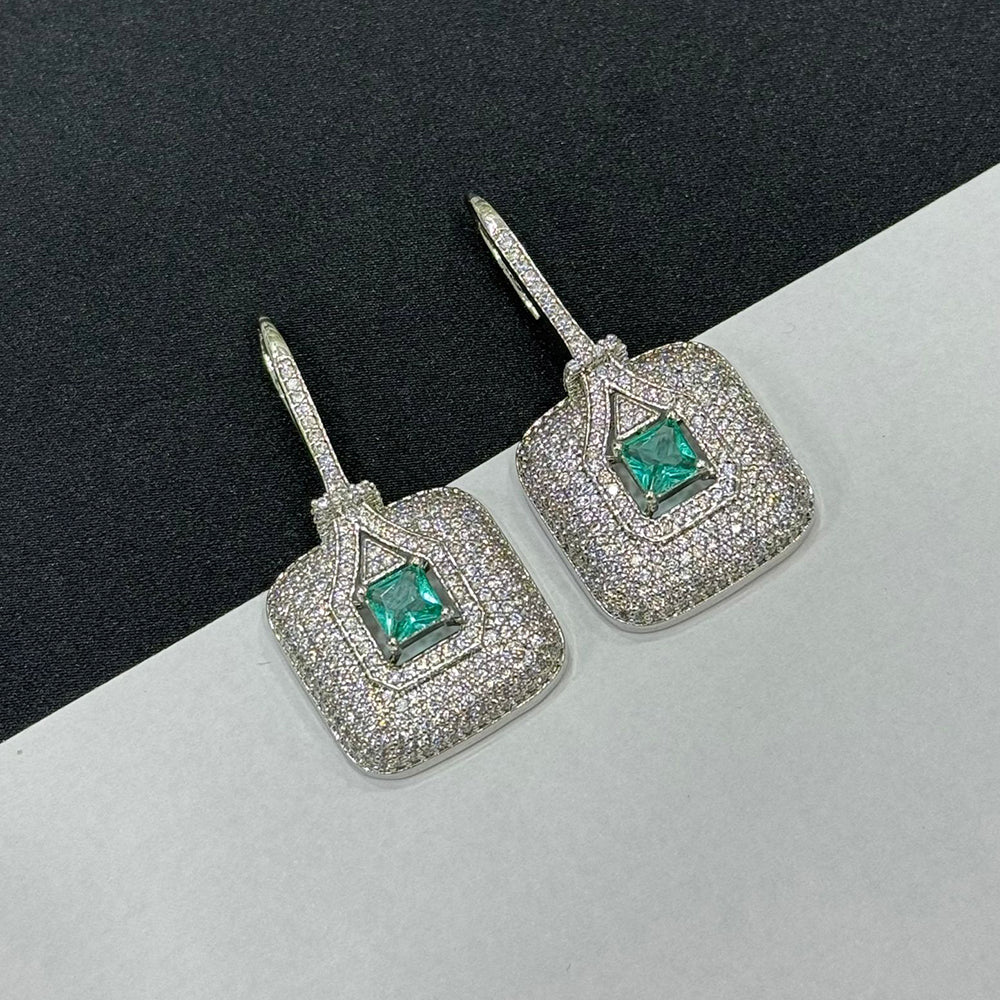 Sona Covering Graceful American Diamond Dangler Earrings