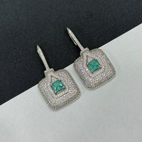 Sona Covering Graceful American Diamond Dangler Earrings