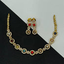 Sona Covering Luxury Austrian Stone And Pota Stone Necklace Set