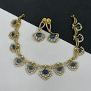 Sona Covering Tribal Fusion American Diamond And Austrian Stone Necklace Set
