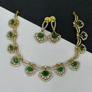 Sona Covering Tribal Fusion American Diamond And Austrian Stone Necklace Set