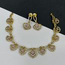 Sona Covering Tribal Fusion American Diamond And Austrian Stone Necklace Set