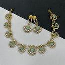 Sona Covering Tribal Fusion American Diamond And Austrian Stone Necklace Set