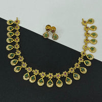 Sona Covering Luxury Austrian Stone And Pota Stone Necklace Set