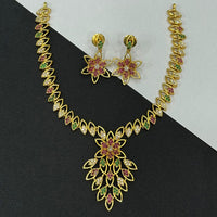 Sona Covering Glamorous Glow Pota Stone Necklace Set
