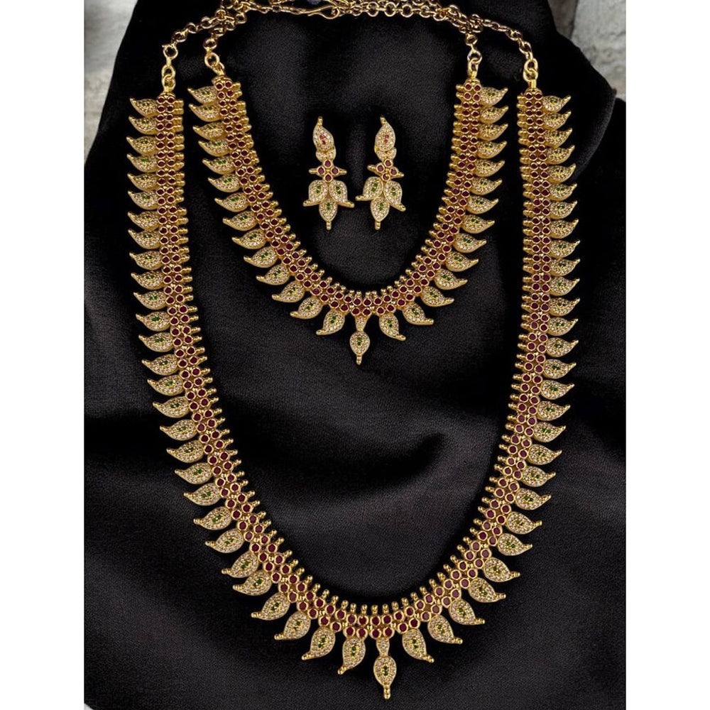 Sona Covering Glamorous Glow Pota Stone Necklace Set
