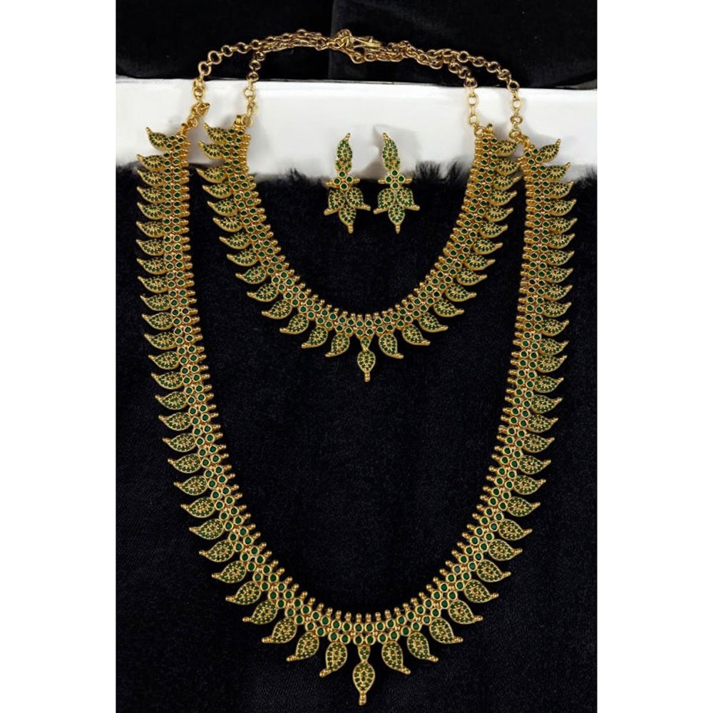 Sona Covering Glamorous Glow Pota Stone Necklace Set