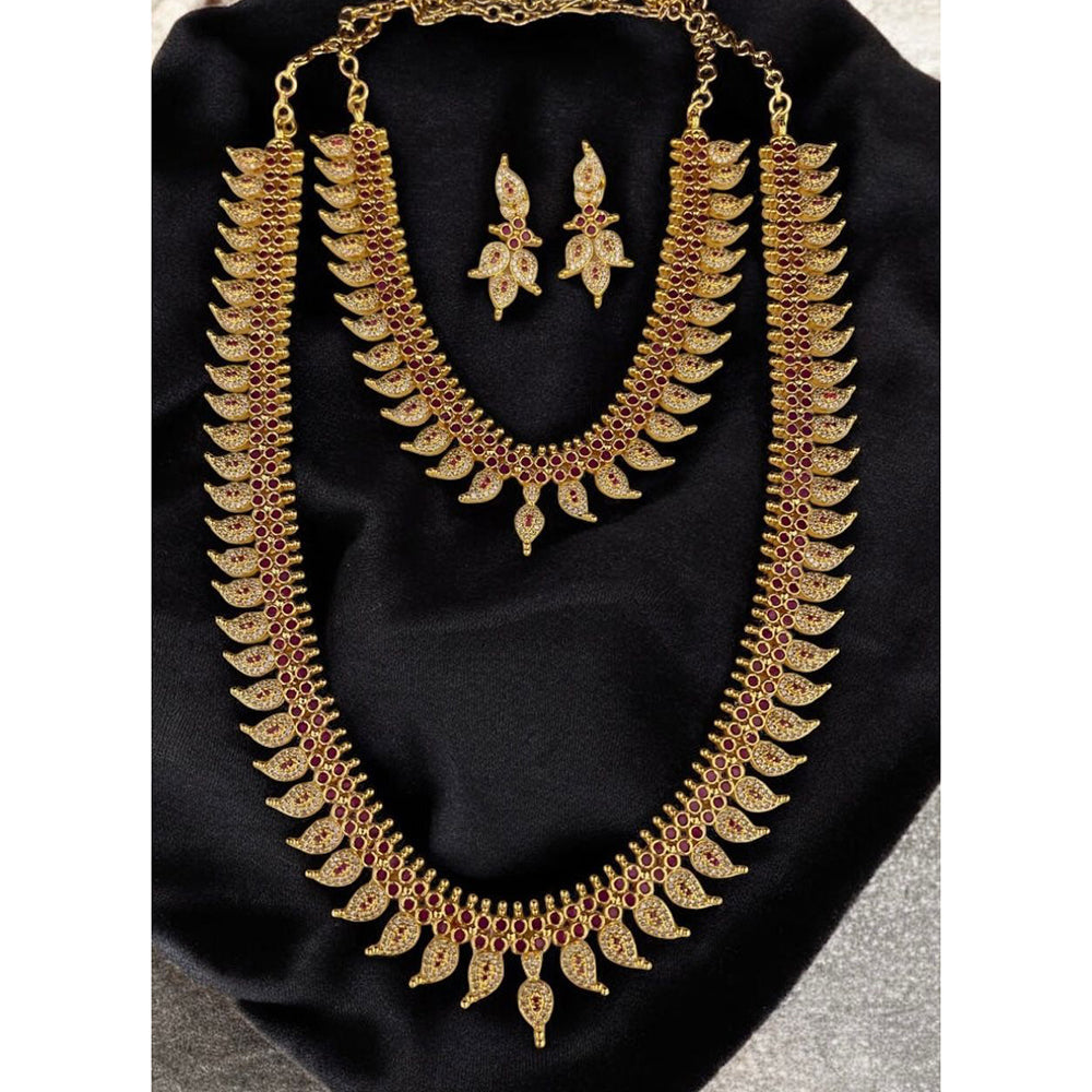 Sona Covering Glamorous Glow Pota Stone Necklace Set