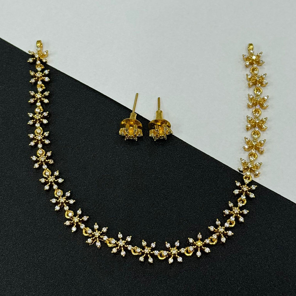 Sona Covering Designer Austrian Stone Necklace Set
