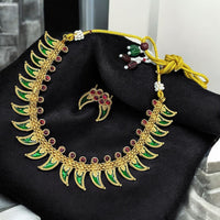 Sona Covering Luxury Pota Stone Statement Necklace Set