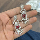 Sona Covering Graceful American Diamond Dangler Earrings