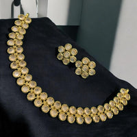 Sona Covering Luxury Crystal Stone Statement Necklace Set