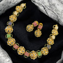 Sona Covering Glamorous Glow Pota Stone Necklace Set
