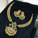 Sona Covering Elegant Pota Stone And Beads Necklace Set