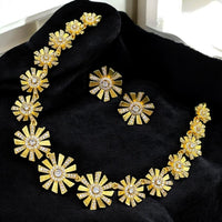 Sona Covering Glamorous Austrian Stone Necklace Set