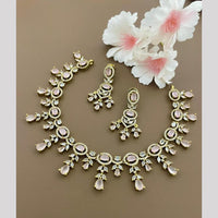 Sona Covering Glamorous Crystal Stone Necklace Set