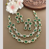 Sona Covering Glamorous Crystal Stone Necklace Set