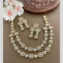 Sona Covering Glamorous Crystal Stone Necklace Set