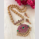 Sona Covering Glamorous Pota Stone And Beads Necklace Set