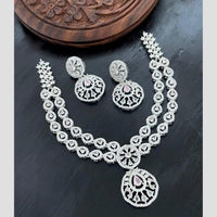 Sona Covering Fashion American Diamond Necklace Set