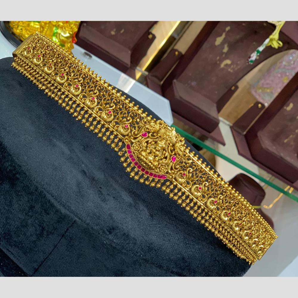 Sona Covering Classic Pota Stone Jadau Chain Kamarbandh