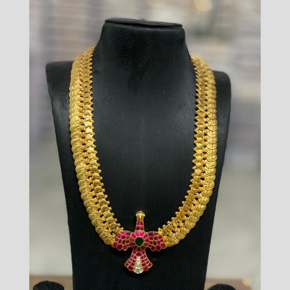 Sona Covering Delicate Pota Stone Long Necklace
