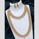 Sona Covering Jadau Grand Pota Stone Double Necklace Set