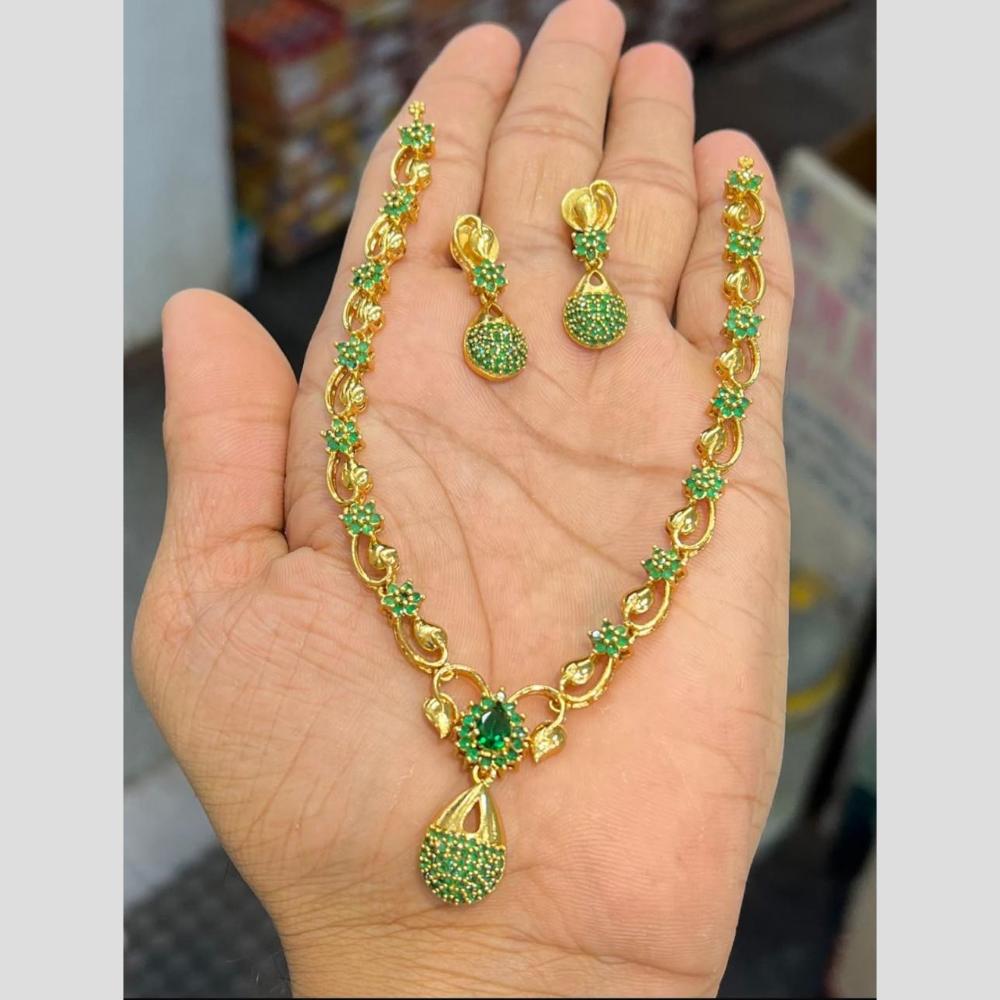 Sona Covering Delicate Austrian Stone Necklace Set