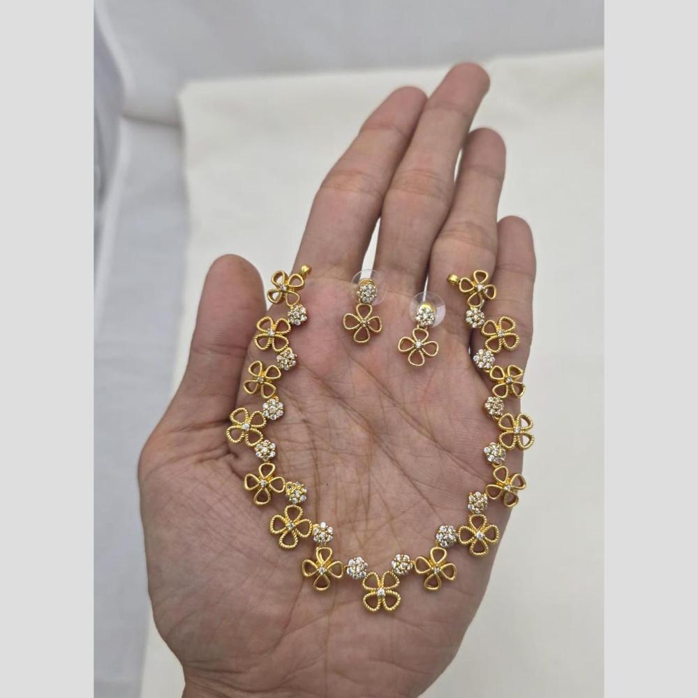 Sona Covering Delicate Austrian Stone Necklace Set