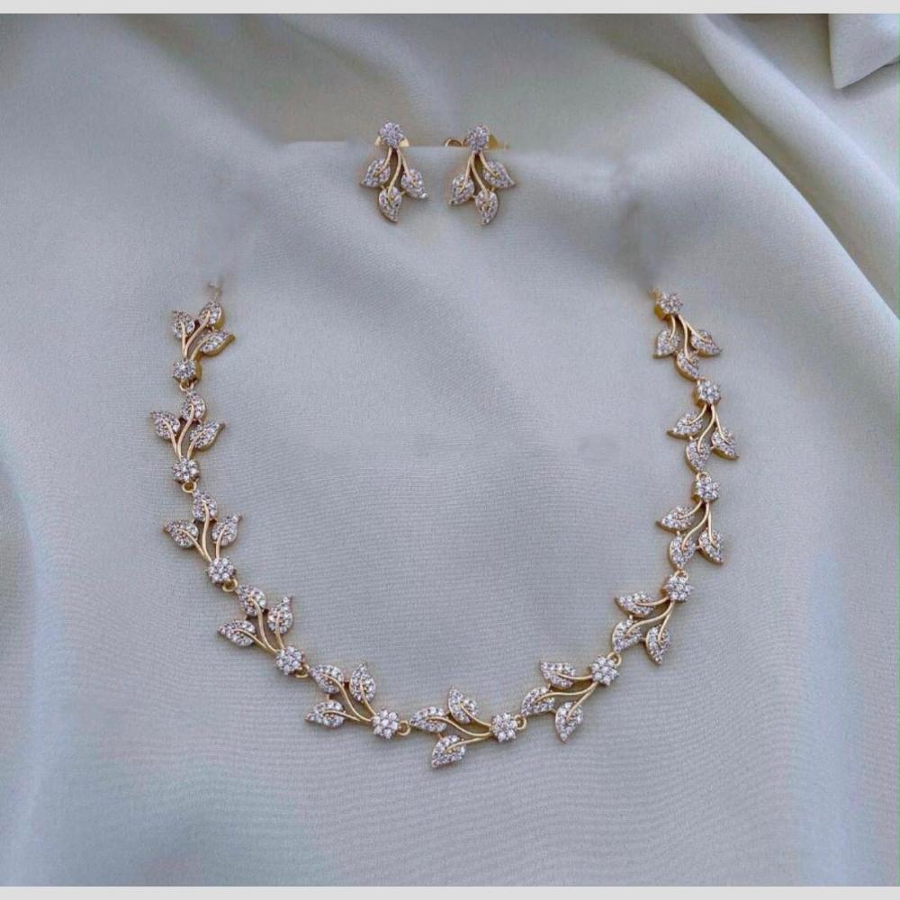 Sona Covering Delicate Austrian Stone Necklace Set