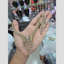Sona Covering Glamorous Crystal Stone And Austrain Stone Necklace Set