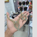Sona Covering Glamorous Crystal Stone And Austrain Stone Necklace Set