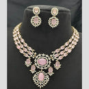 Sona Covering Designer American Daimond Necklace Set