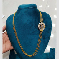 Sona Covering Premium Pota Stone Maharani Style Long Necklace